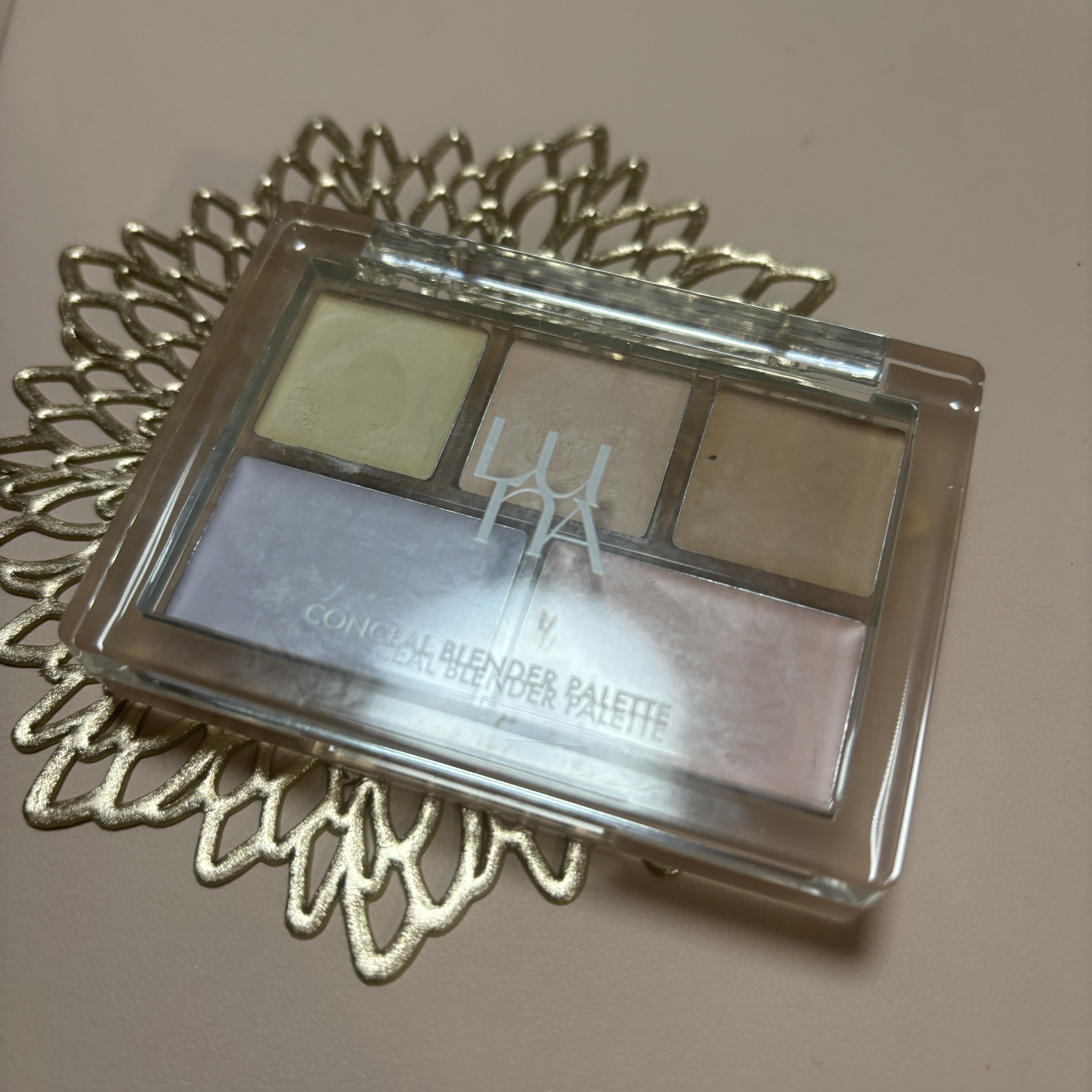 コンシールブレンダーパレット/LUNA/パレットコンシーラーを使ったクチコミ（1枚目）