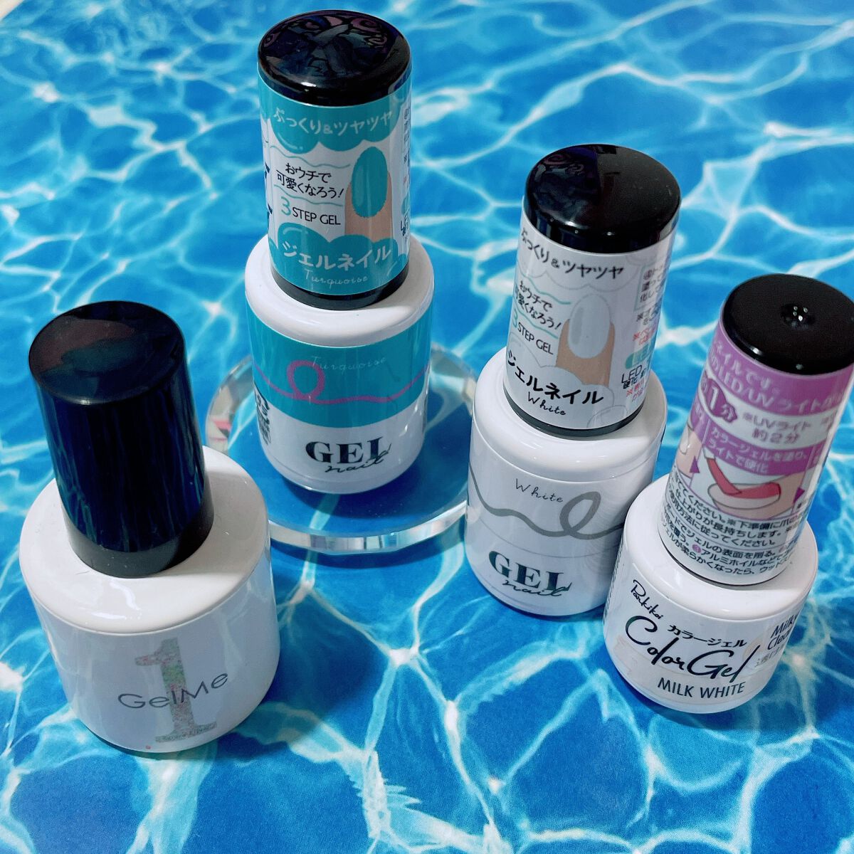 パル カラージェル ミルクホワイト/キャンドゥ/ジェルネイルを使ったクチコミ（2枚目）