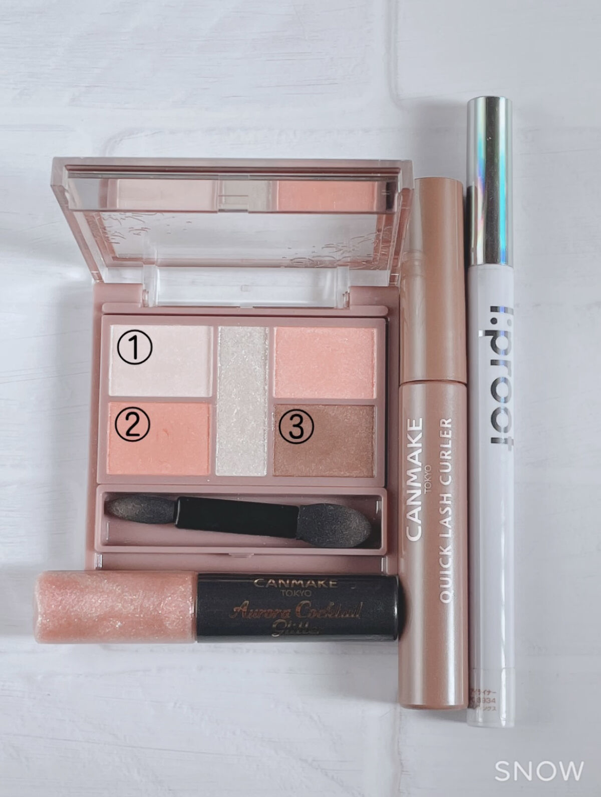 クイックラッシュカーラー/キャンメイク/マスカラ下地を使ったクチコミ（1枚目）