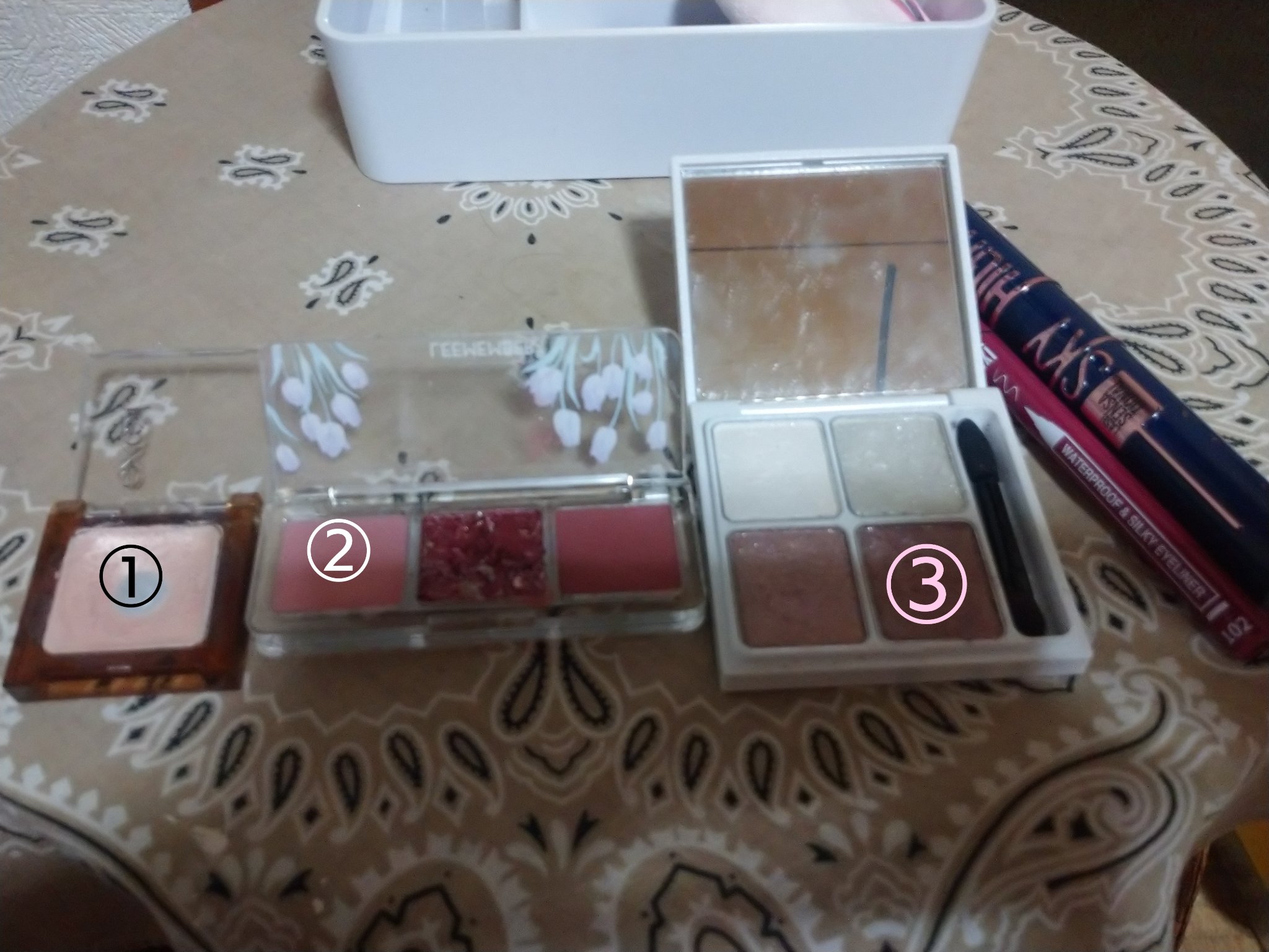 3色マロンアイシャドウパレット/LEEMEMBER/アイシャドウパレットを使ったクチコミ（1枚目）