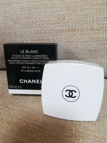 CHANEL ル ブラン クッションのクチコミ「皆様、おはようございます！

こちらは、

CHANEL ルブラン クッション ベージュ ロゼ.....」（1枚目）