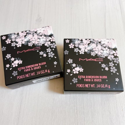 エクストラ ディメンション ブラッシュ M·A·C BLACK CHERRY/M・A・C/パウダーチークを使ったクチコミ(9枚目)