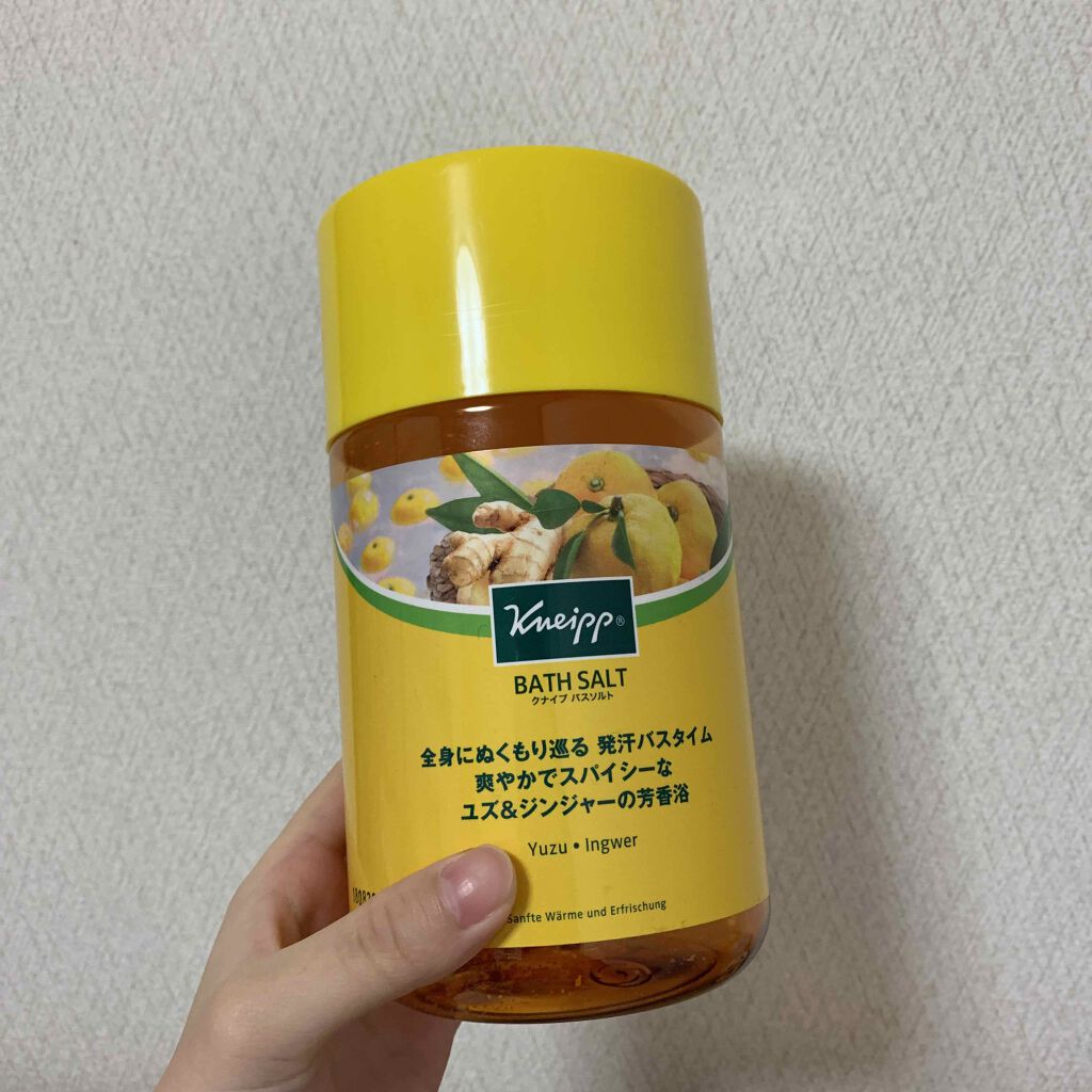 クナイプ バスソルト ユズ＆ジンジャーの香り/クナイプ/無機塩系入浴剤を使ったクチコミ（1枚目）