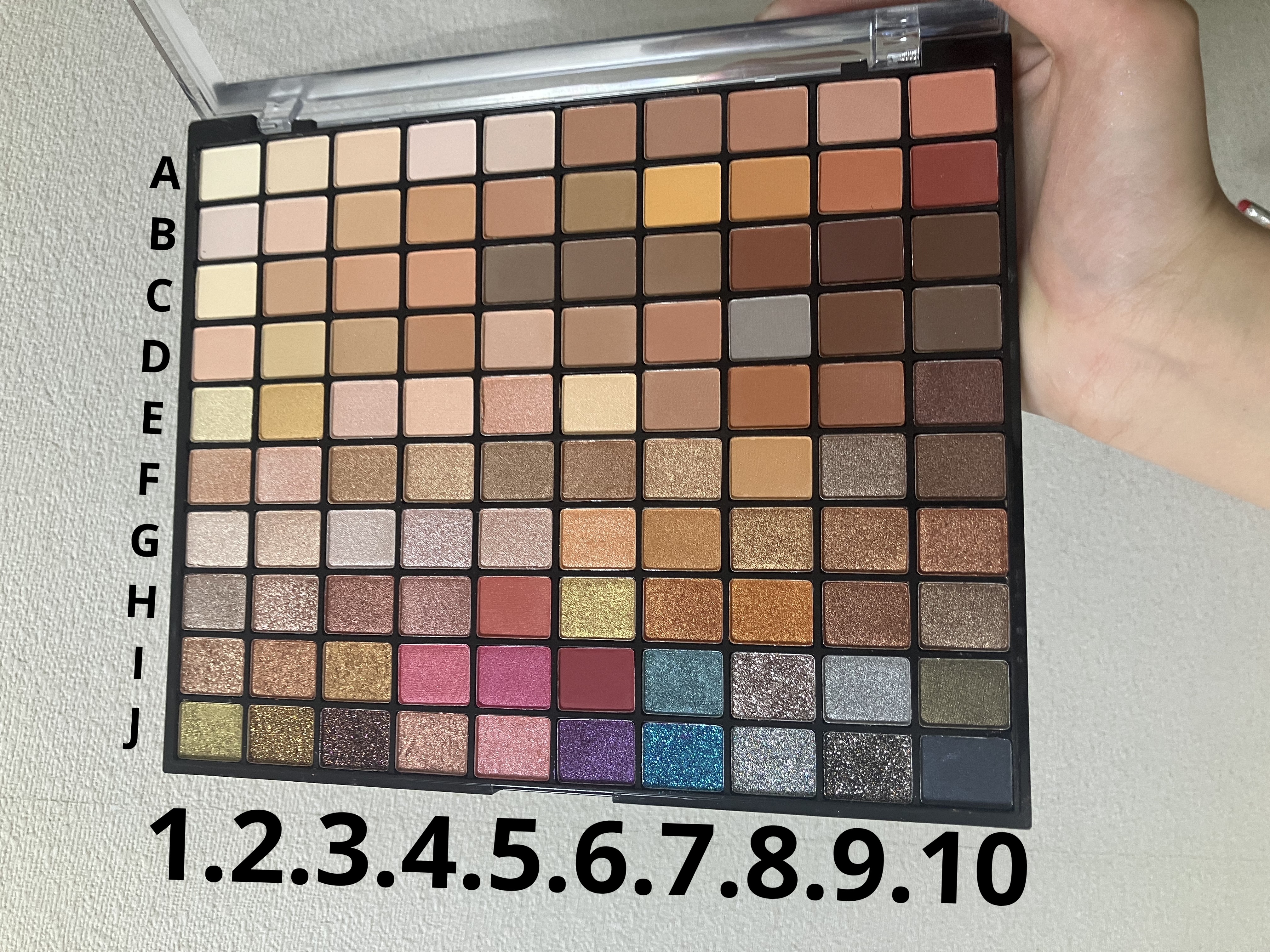 プロフェッショナルボリューム100カラー/Dolly Angel/アイシャドウパレットを使ったクチコミ（3枚目）