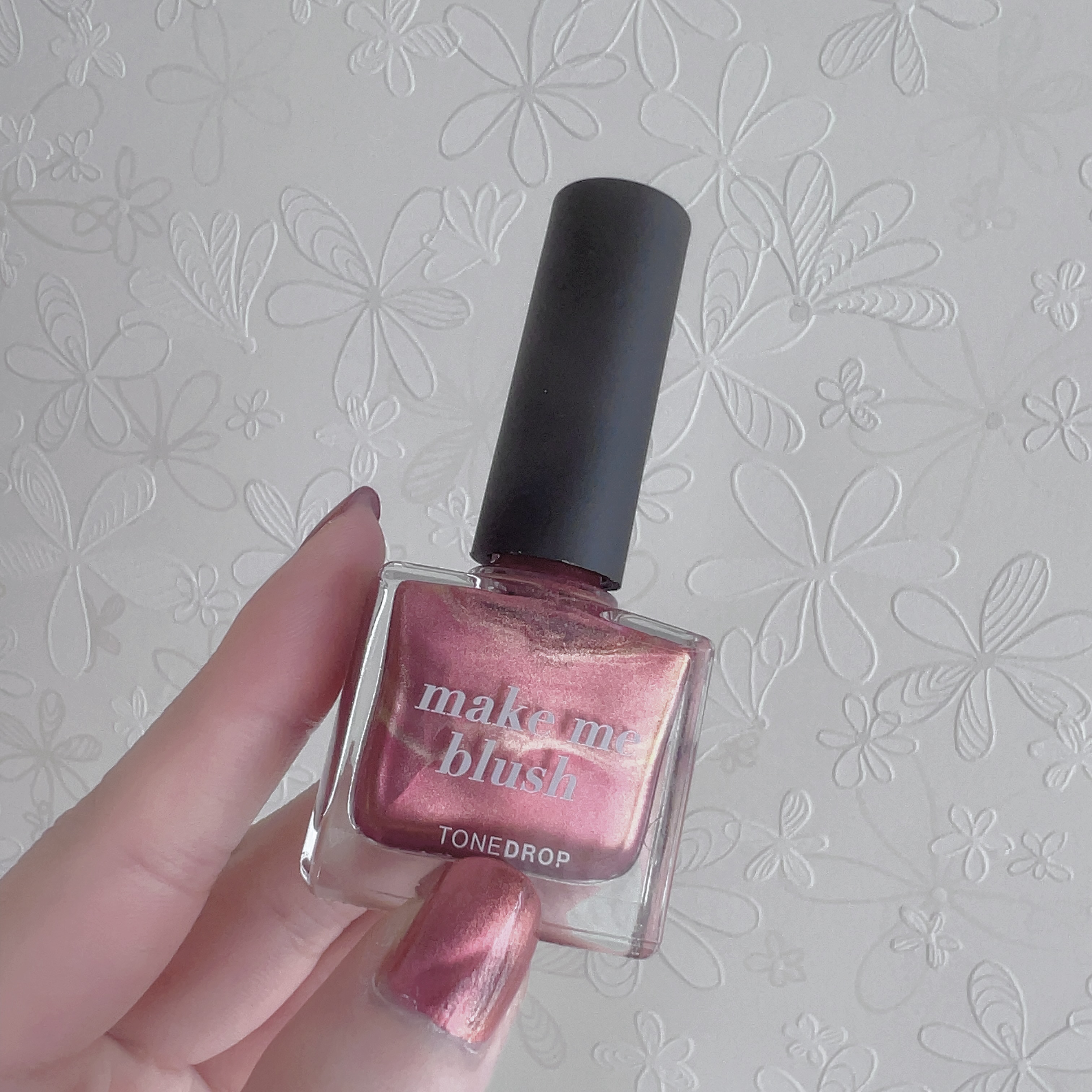TONE DROP ネイルポリッシュ 028 make me blush/D-UP/マニキュアを使ったクチコミ（2枚目）