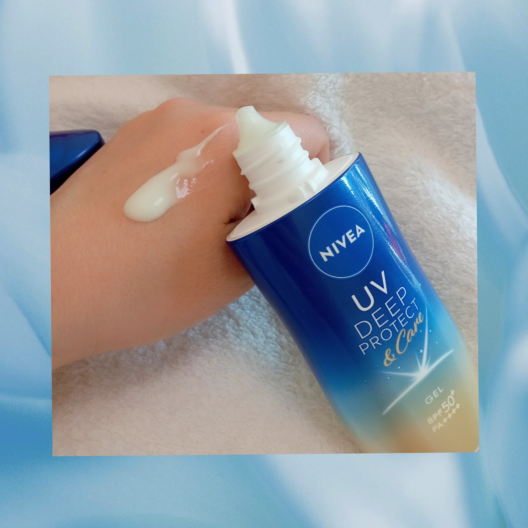 ニベアUV ディープ プロテクト＆ケア ジェル/ニベア/日焼け止めジェルを使ったクチコミ（2枚目）