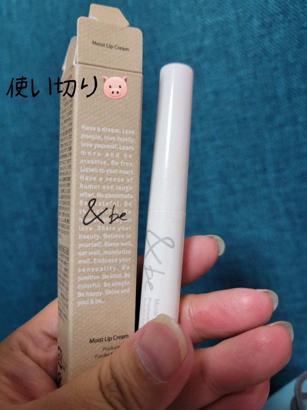 &be モイストリップクリーム/&be/リップクリームを使ったクチコミ(1枚目)