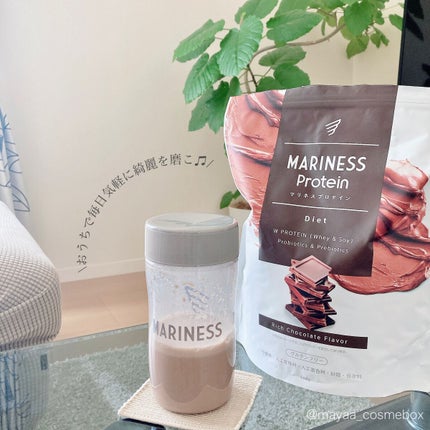 マリネスプロテイン(リッチチョコレートフレーバー)/mariness/その他プロテインを使ったクチコミ(6枚目)