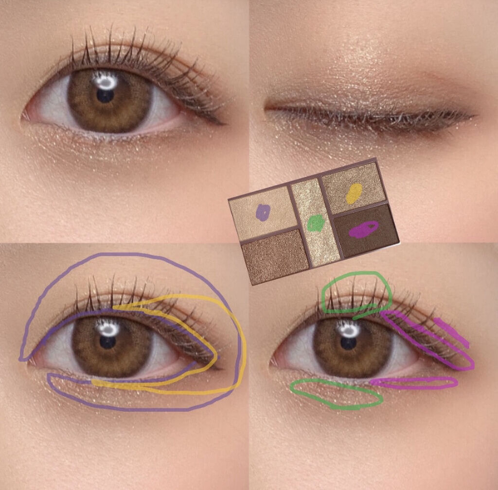 パーフェクトスタイリストアイズ/キャンメイク/アイシャドウパレットを使ったクチコミ（3枚目）