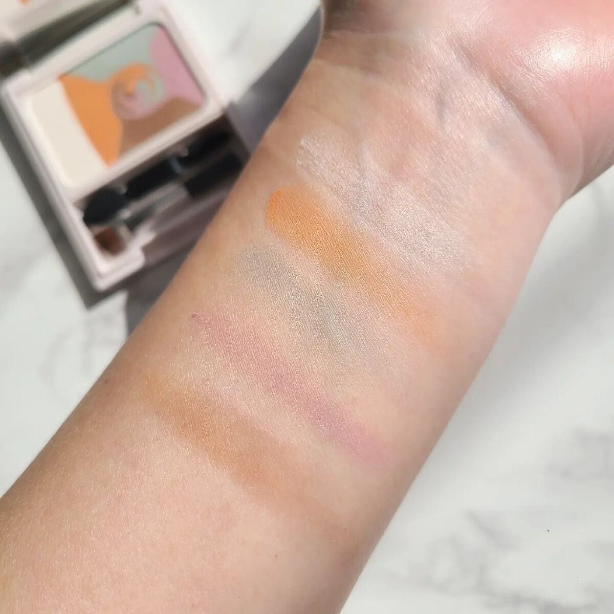 カラーブレンドアイブローマルチパレット/ディエム クルール/パウダーアイブロウを使ったクチコミ(2枚目)