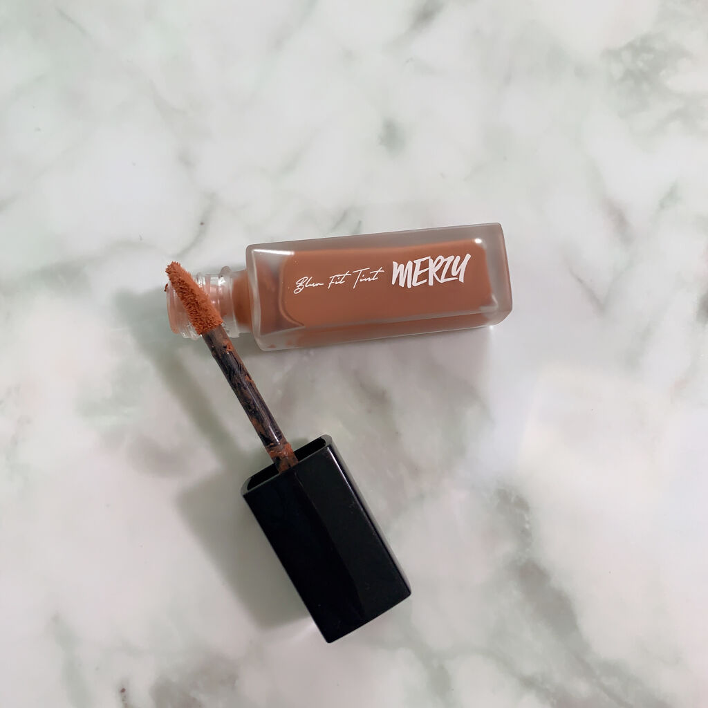 ブラー フィット ティント/MERZY/リップティントを使ったクチコミ（3枚目）