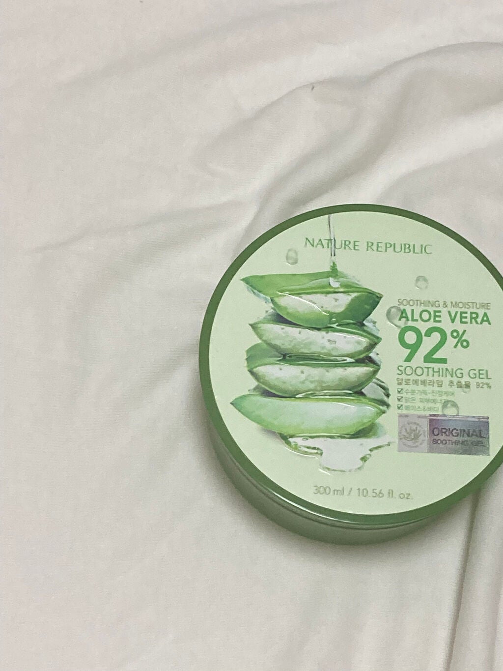 マイルド&モイスチャーアロエジェル/ネイチャーリパブリック/ボディローションを使ったクチコミ(1枚目)