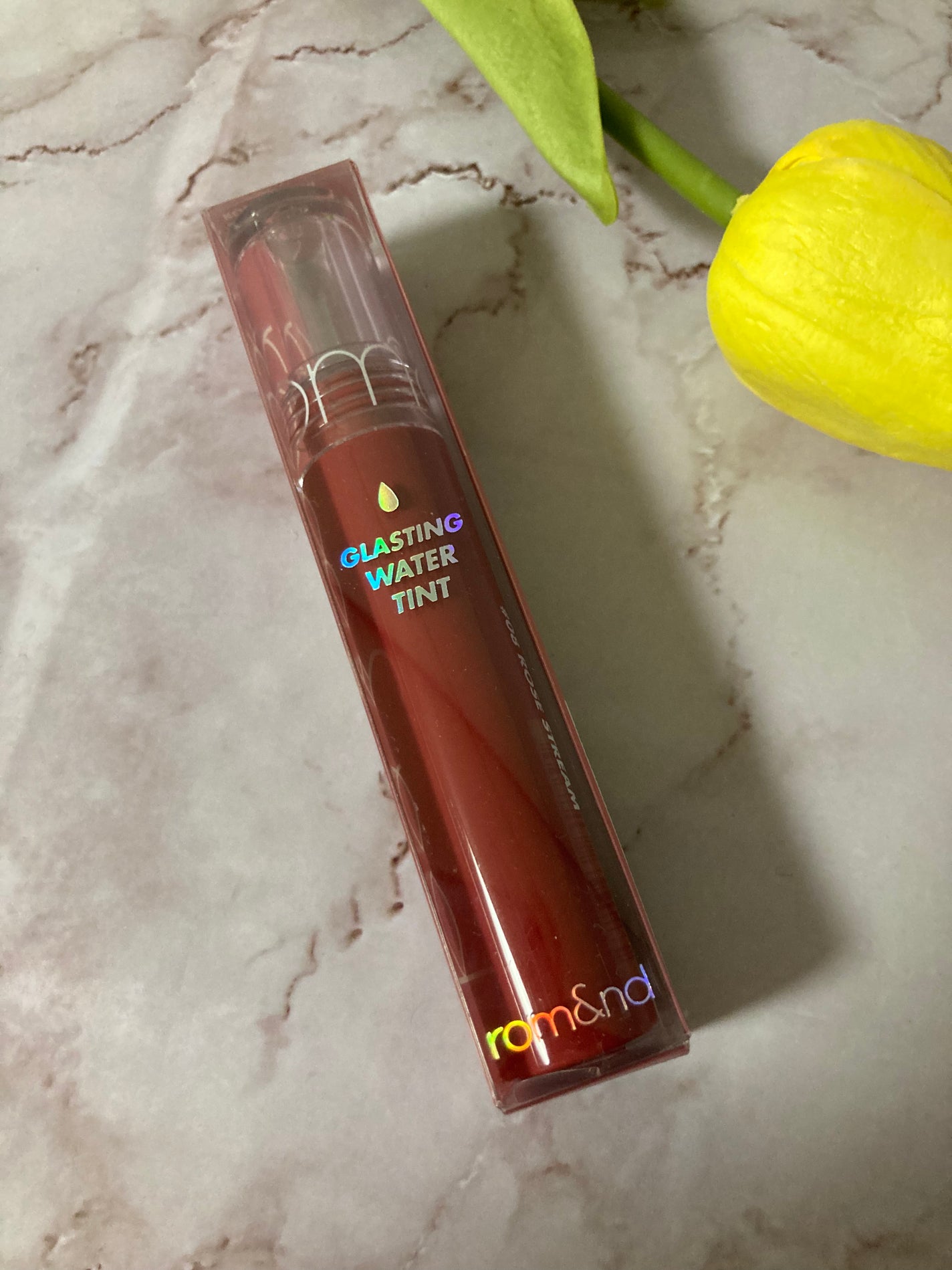 グラスティングウォーターティント/rom&nd/リップティントを使ったクチコミ(1枚目)