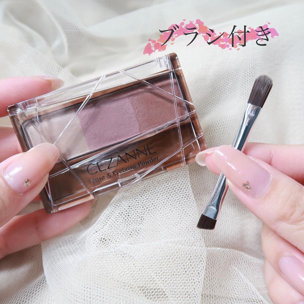 ノーズ&アイブロウパウダー/CEZANNE/パウダーアイブロウを使ったクチコミ(7枚目)