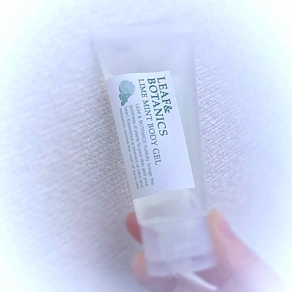 クールボディジェル ライムミント/LEAF＆BOTANICS /ボディローションを使ったクチコミ（1枚目）