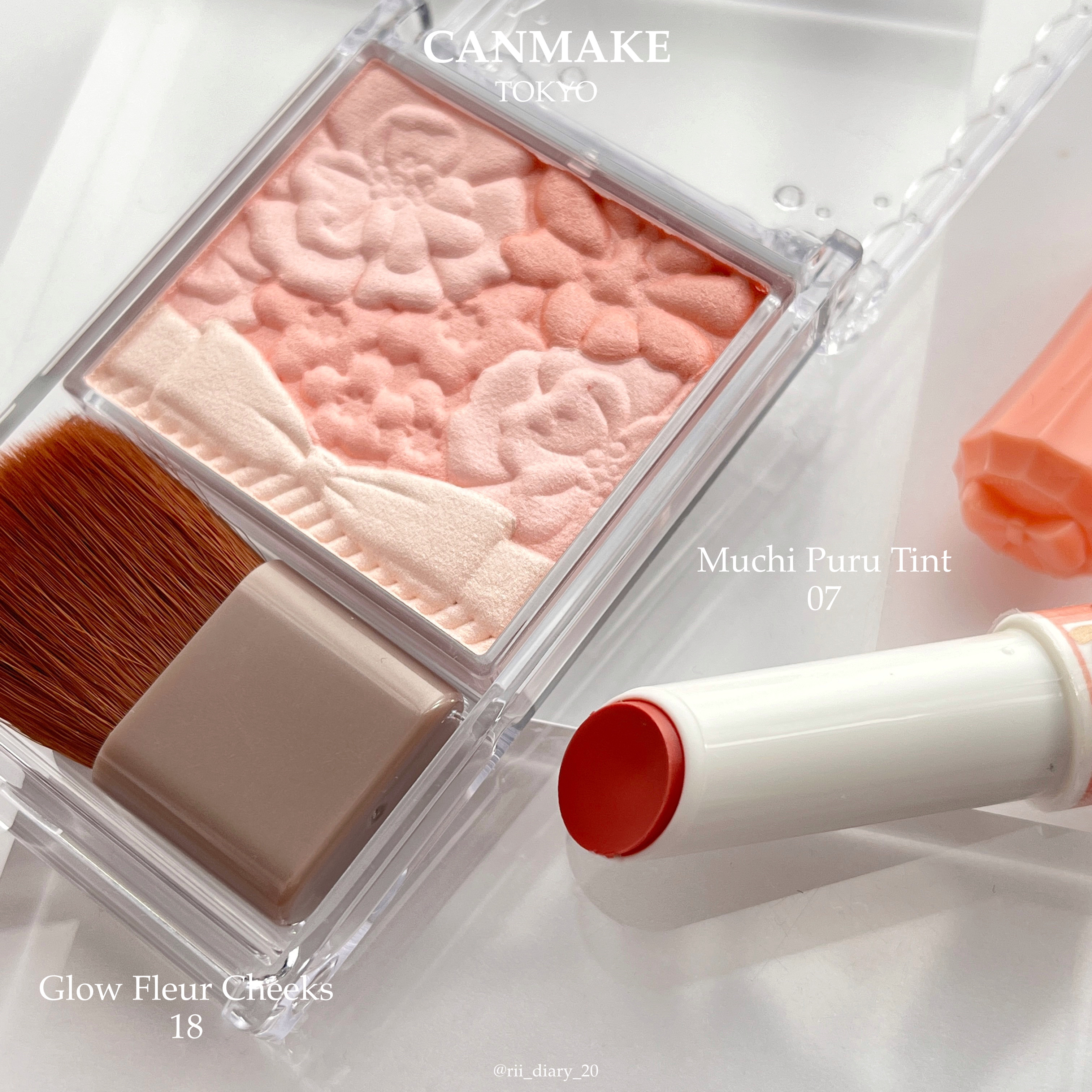 グロウフルールチークス/キャンメイク/パウダーチークを使ったクチコミ（3枚目）