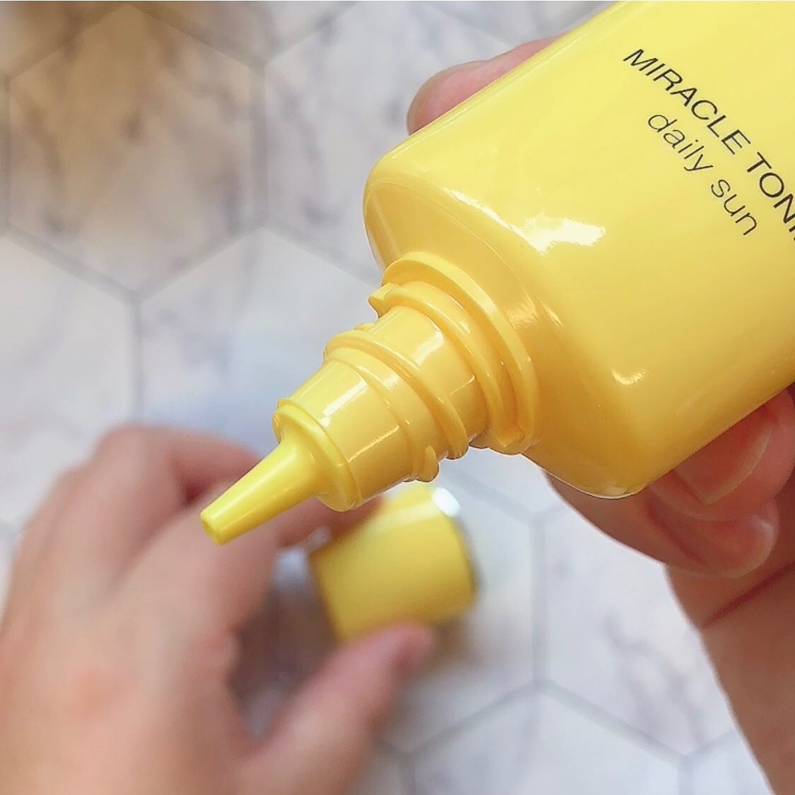 ミラクルトーニング デイリーサン/OHUI/日焼け止めミルクを使ったクチコミ（3枚目）