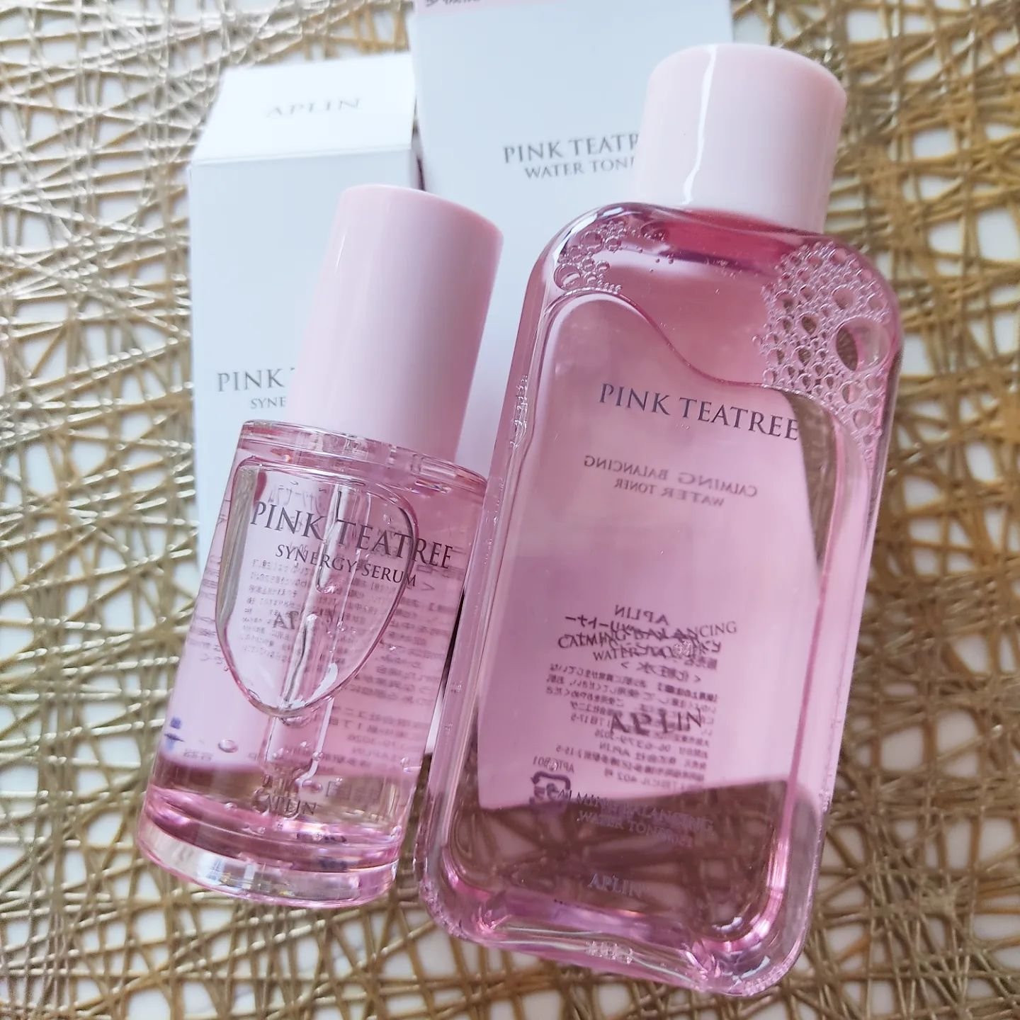 ピンクティーツリーシナジーセラム/APLIN/美容液を使ったクチコミ（1枚目）