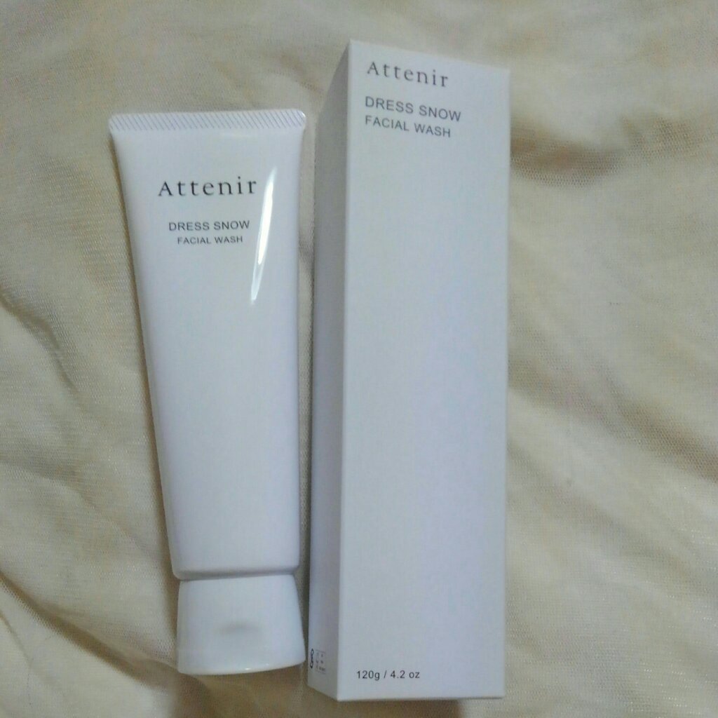 ドレススノー フェイシャルウォッシュ/アテニア/洗顔フォームを使ったクチコミ（3枚目）