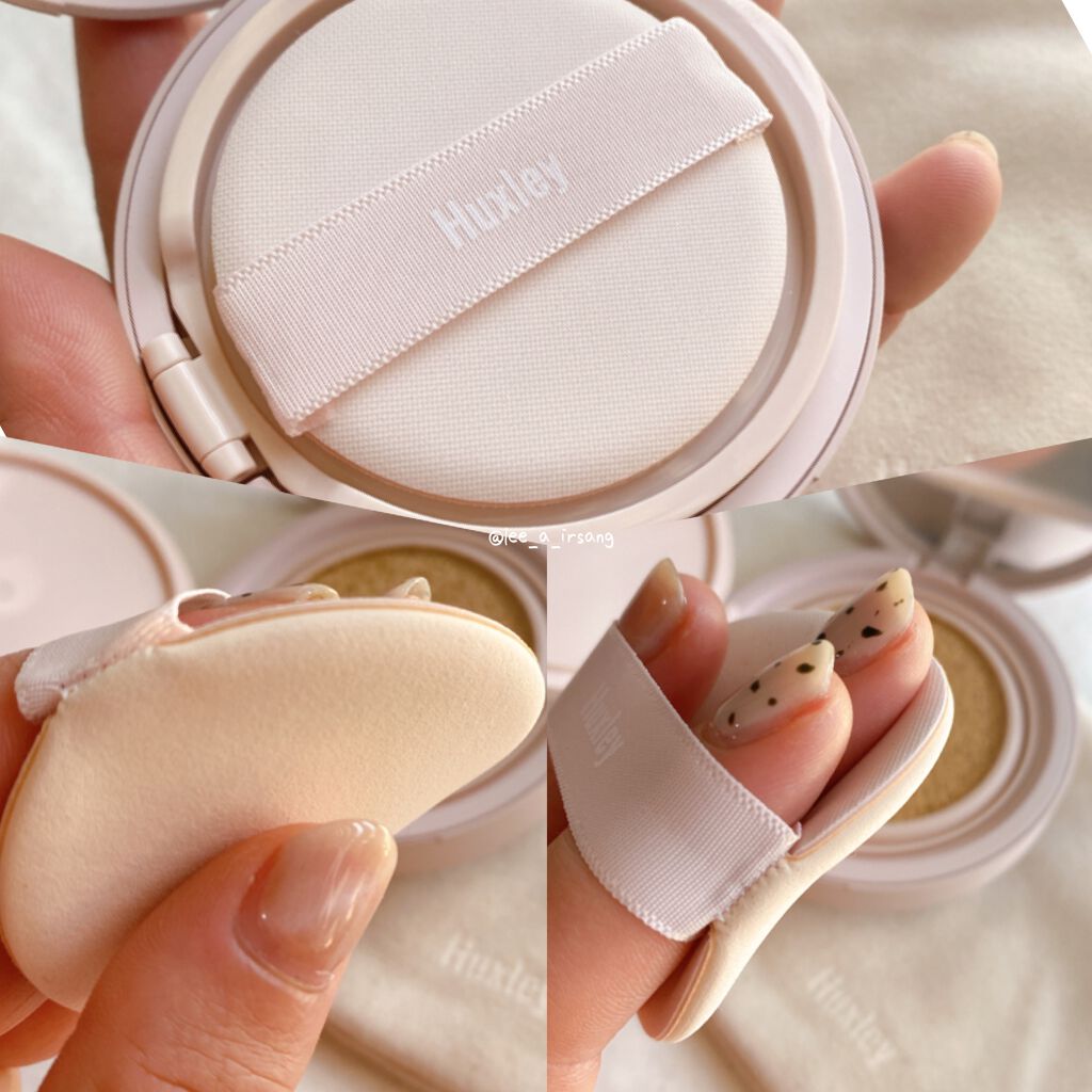 モイストクッション ; オウンアティテュード/Huxley/クッションファンデーションを使ったクチコミ(5枚目)