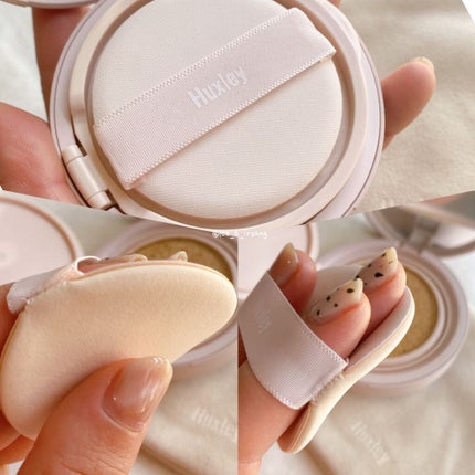 モイストクッション ; オウンアティテュード/Huxley/クッションファンデーションを使ったクチコミ(5枚目)