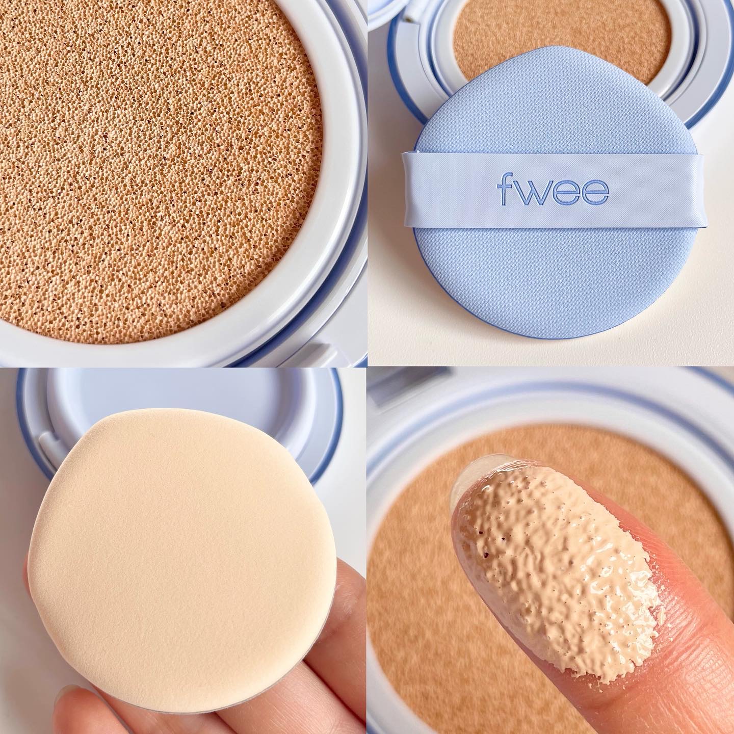 フィー クッションガラス ナチュラル/fwee/クッションファンデーションを使ったクチコミ（3枚目）