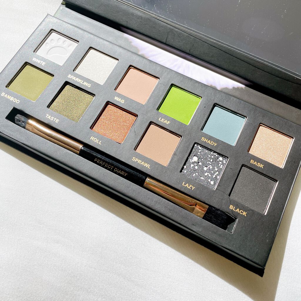 エクスプローラ12色 動物アイシャドウパレット/PERFECT DIARY/アイシャドウパレットを使ったクチコミ(4枚目)