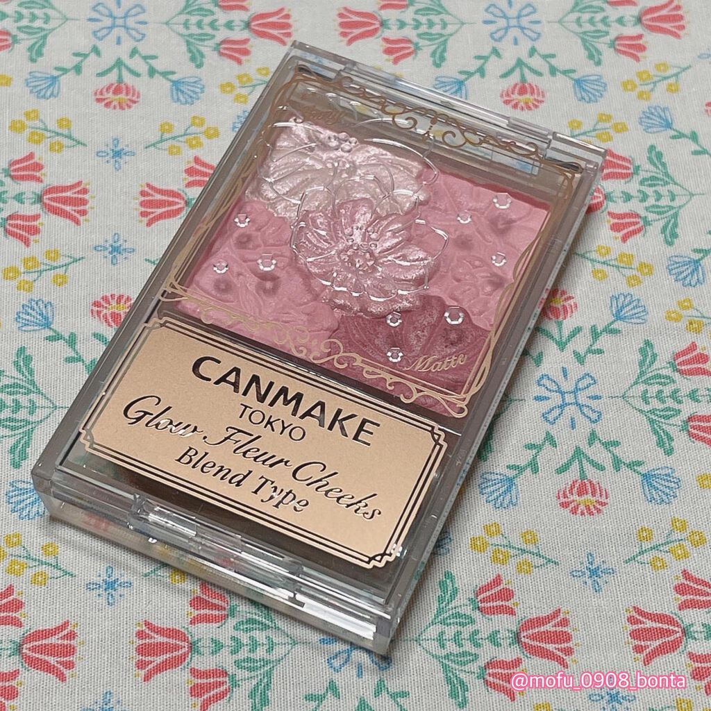 グロウフルールチークス(ブレンドタイプ)/キャンメイク/パウダーチークを使ったクチコミ(1枚目)