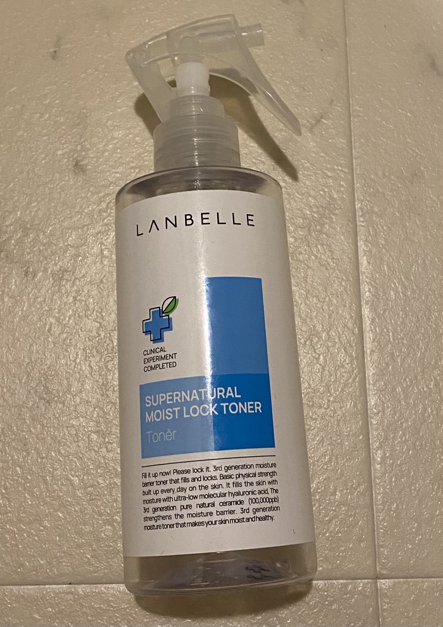 スーパーナチュラルモイストロックトナー 210ml/LANBELLE/化粧水を使ったクチコミ（1枚目）