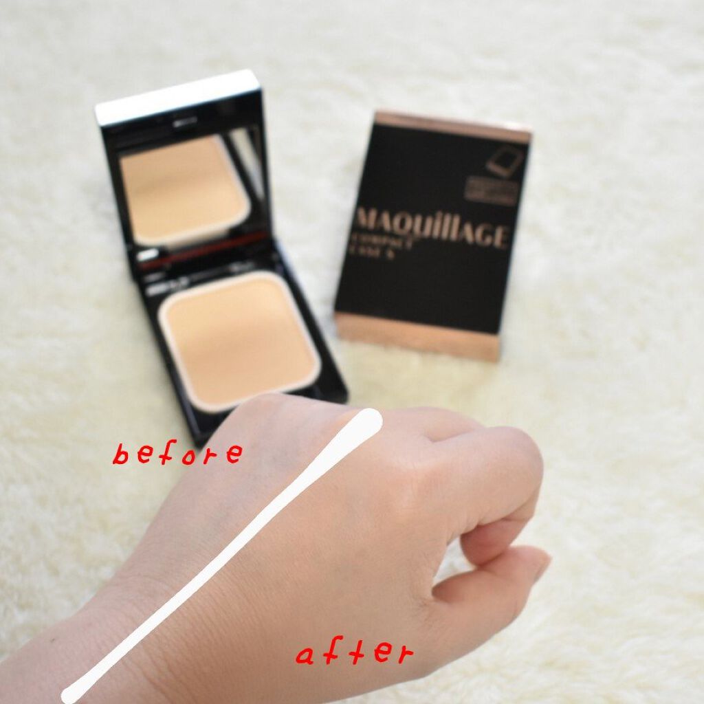 ドラマティックパウダリー EX/マキアージュ/パウダーファンデーションを使ったクチコミ（3枚目）