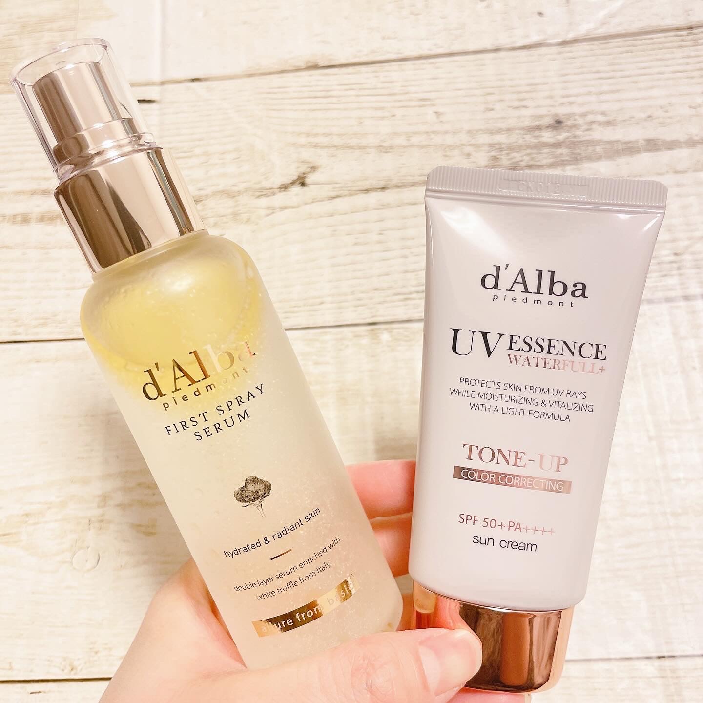 ダルバ ホワイトトリュフファーストスプレーセラム/ダルバ/ミスト状化粧水を使ったクチコミ（1枚目）