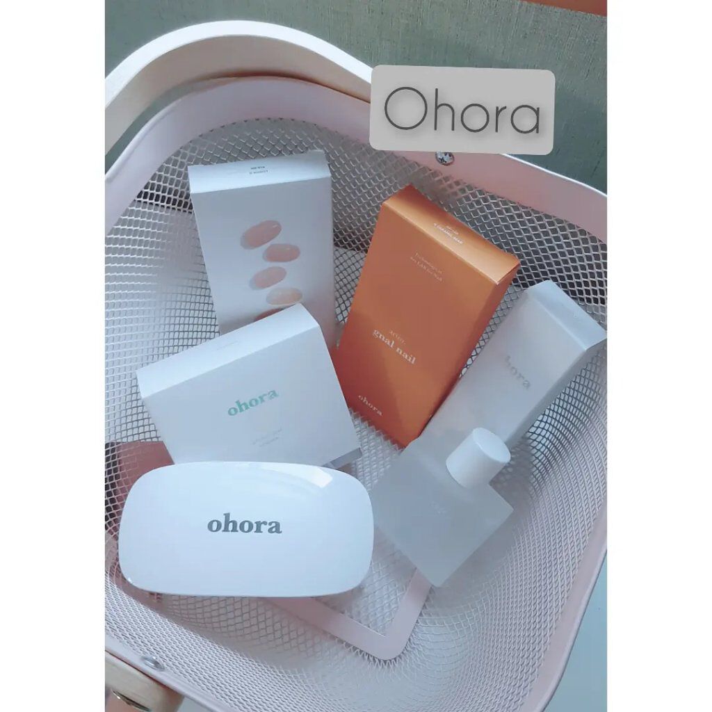 セミキュアジェルネイル(ハンド)/ohora/ネイルシールを使ったクチコミ(1枚目)