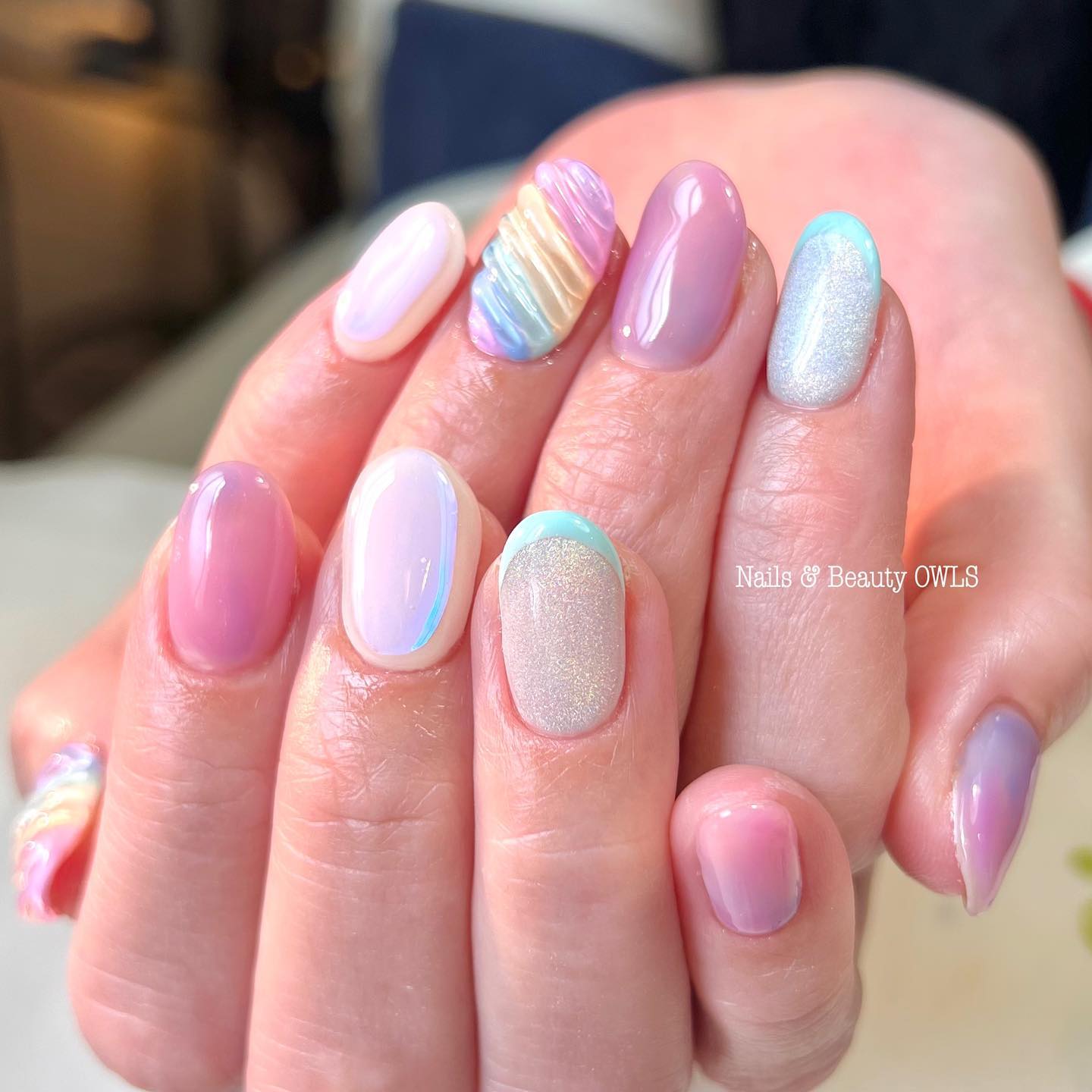 #カラフルネイル,#個性的ネイル,#個性派ネイル,#シンプルネイル,#夢かわネイル,#ゆめかわネイル,#ニュアンスネイル,#ワンカラーネイル,#凸凹ネイル,#マーブルネイル,#ユニコーンネイル,#3dネイル,#エンボスネイルのネイルデザイン