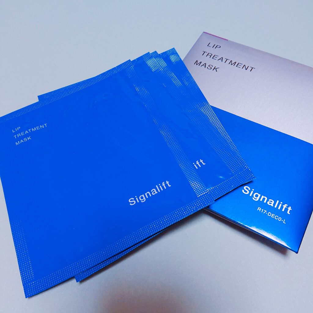 リップトリートメントマスク/Signalift/リップケアを使ったクチコミ(1枚目)
