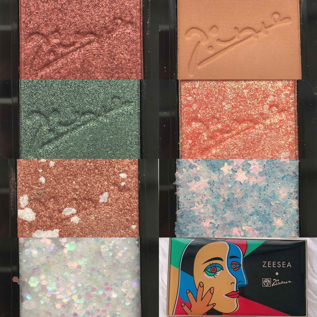 ZEESEA ×PICASSO COLOREYESHADOW/ZEESEA/アイシャドウパレットを使ったクチコミ(2枚目)