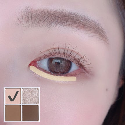 アンダーアイメーカー/dasique/アイシャドウパレットを使ったクチコミ(6枚目)