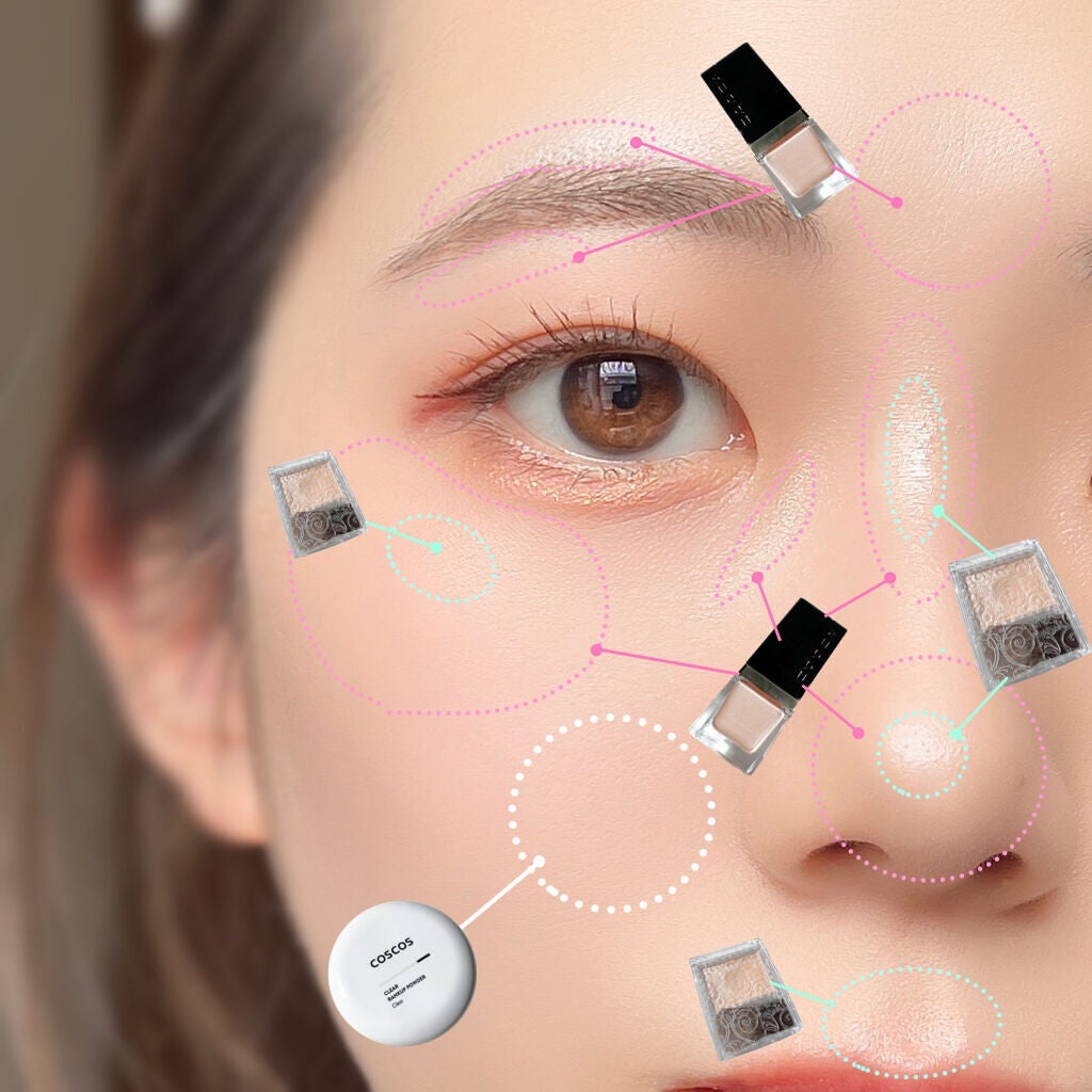 パールグロウハイライト/CEZANNE/パウダーハイライトを使ったクチコミ(8枚目)