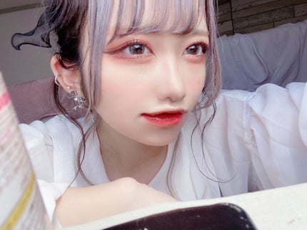 Fuming Kristin  ブルー/Hapa kristin/カラーコンタクトレンズの画像