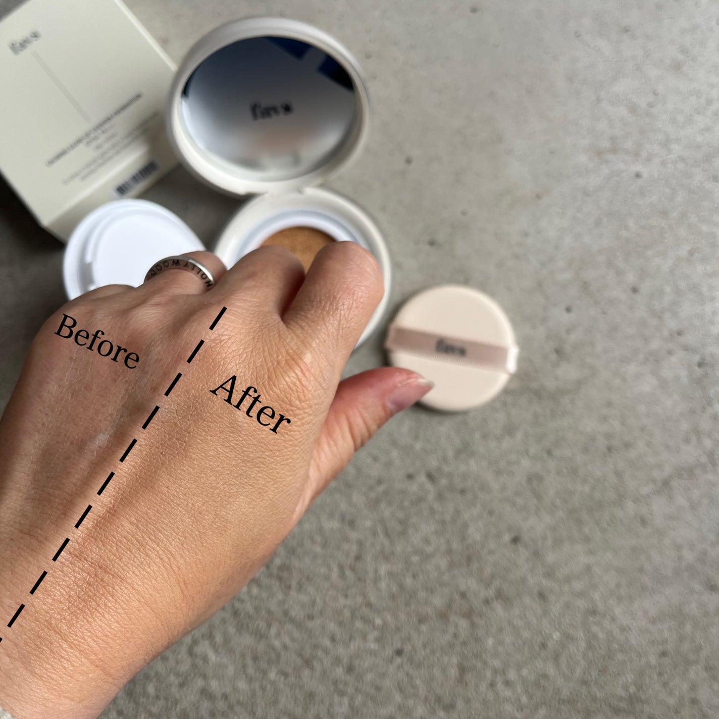 カーミンググロウアップクッションファンデーション/favs/リキッドファンデーションを使ったクチコミ(6枚目)