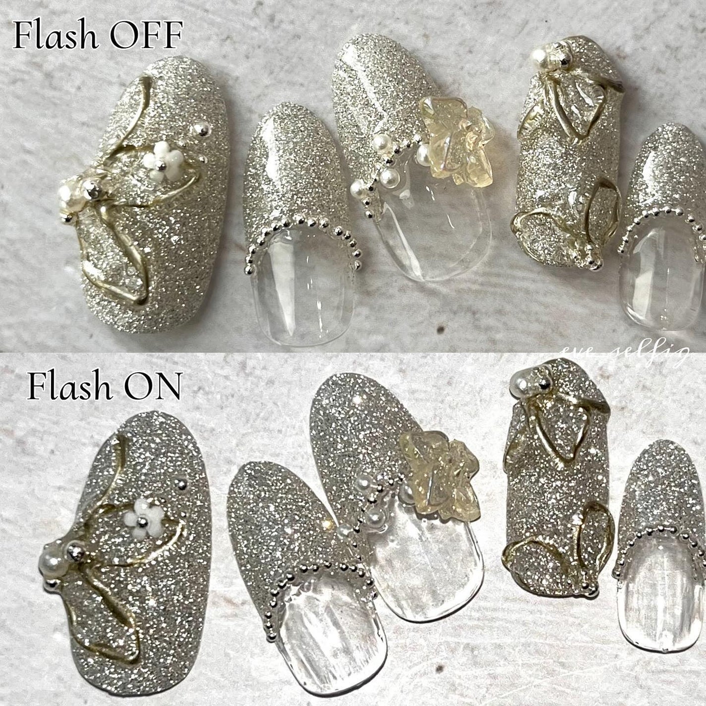 クリスタルフラッシュ/ネイル工房/ジェルネイルを使ったクチコミ(5枚目)