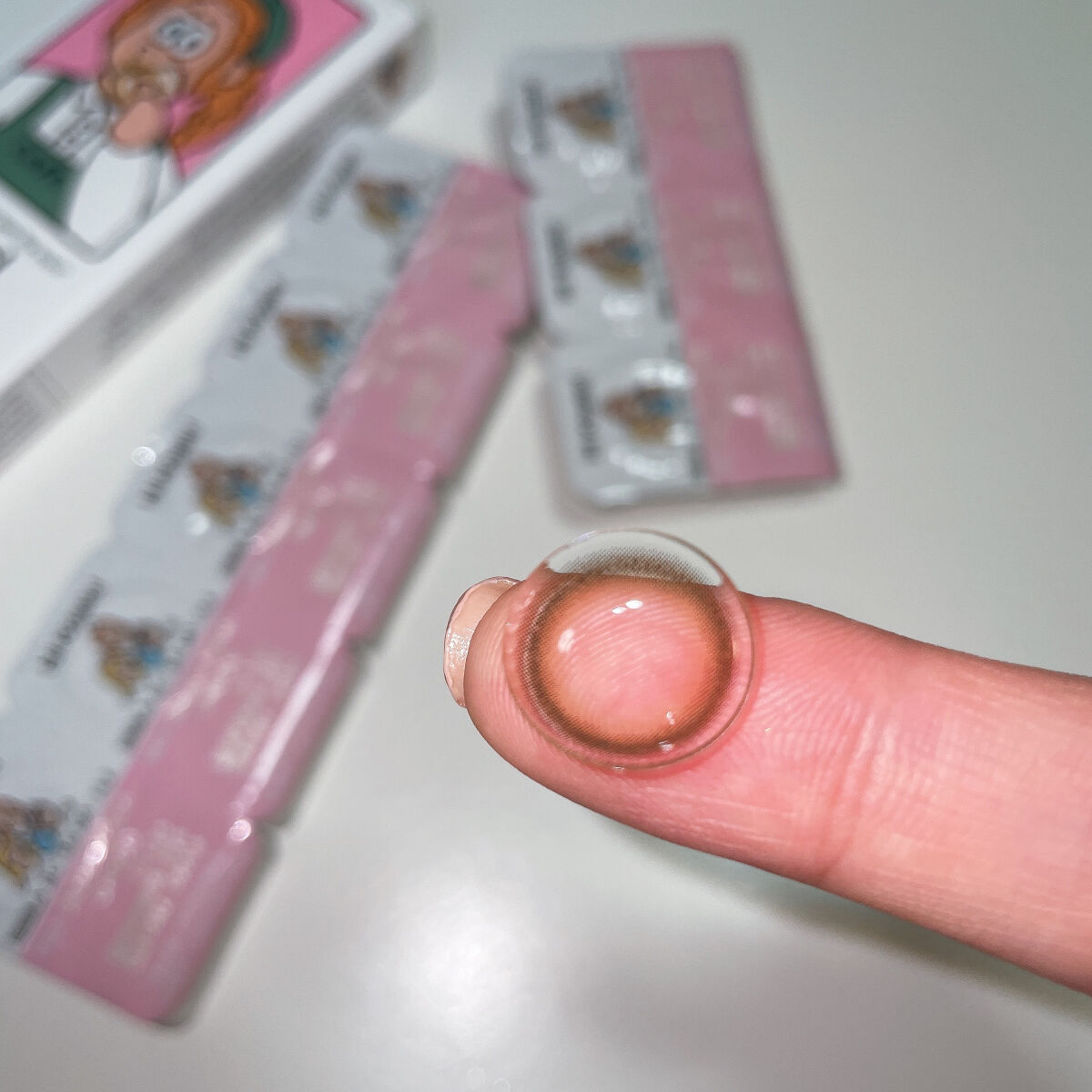 Glazed Krirtin/Hapa kristin/カラーコンタクトレンズを使ったクチコミ（3枚目）