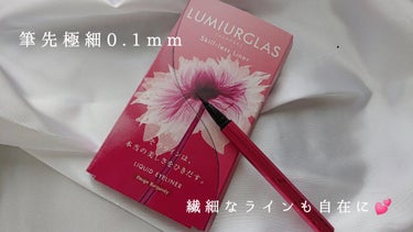 スキルレスライナー/LUMIURGLAS/リキッドアイライナーを使ったクチコミ（2枚目）