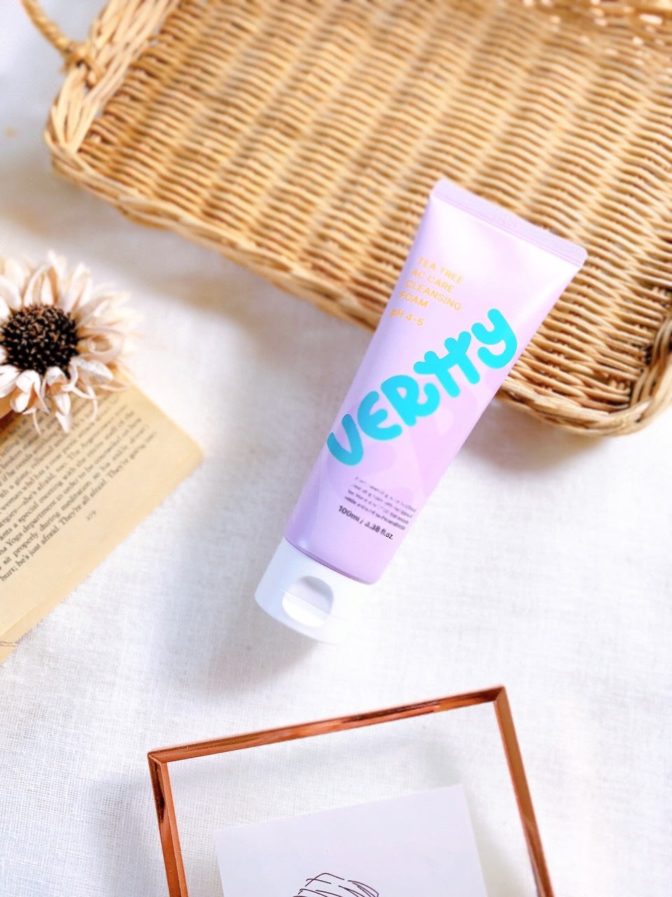 ティーツリーACケアクレンジングフォーム[ph4-5]/Vertty/洗顔フォームを使ったクチコミ（2枚目）