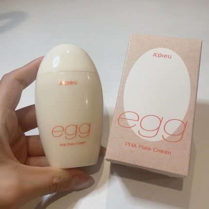 毛穴レスむき卵肌クリーム/A’pieu/フェイスクリームを使ったクチコミ(2枚目)
