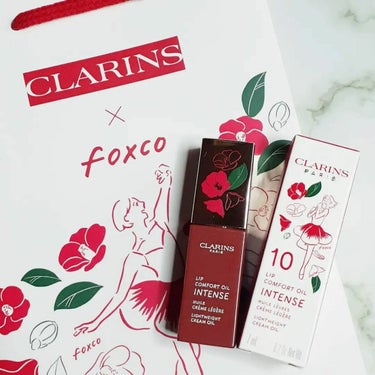 コンフォート リップオイル インテンス/CLARINS/リップグロスを使ったクチコミ（1枚目）