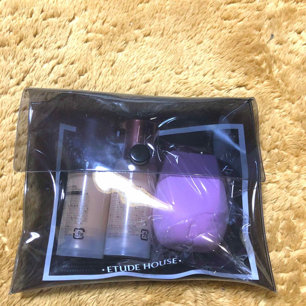 ダブルラスティング トライアルキット/ETUDE/メイクアップキットを使ったクチコミ(2枚目)