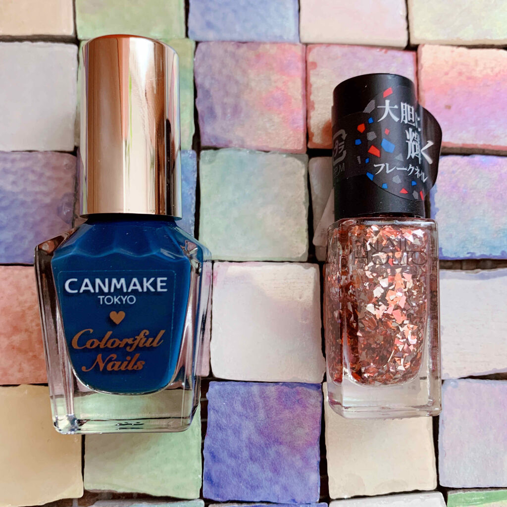 カラフルネイルズ/キャンメイク/マニキュアを使ったクチコミ（2枚目）