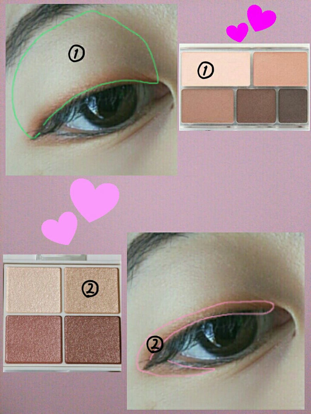 パーフェクトマルチアイズ/キャンメイク/アイシャドウパレットを使ったクチコミ（2枚目）