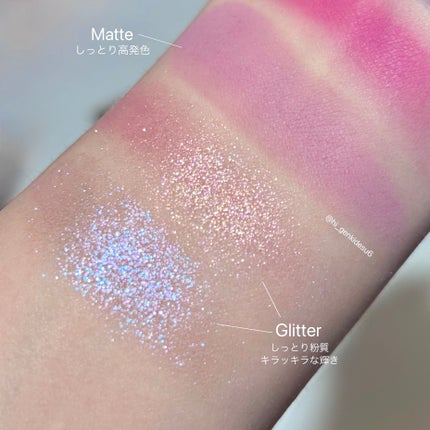 ストロベリーロココ アイシャドウパレット/FlowerKnows/アイシャドウパレットを使ったクチコミ(5枚目)