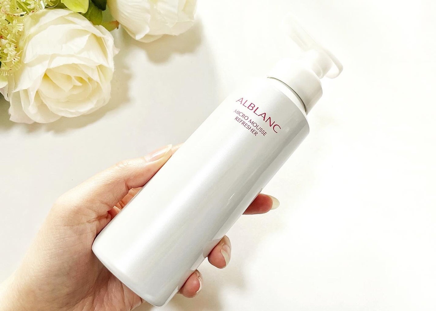 マイクロムース リフレッシャー/ALBLANC/泡洗顔を使ったクチコミ(4枚目)
